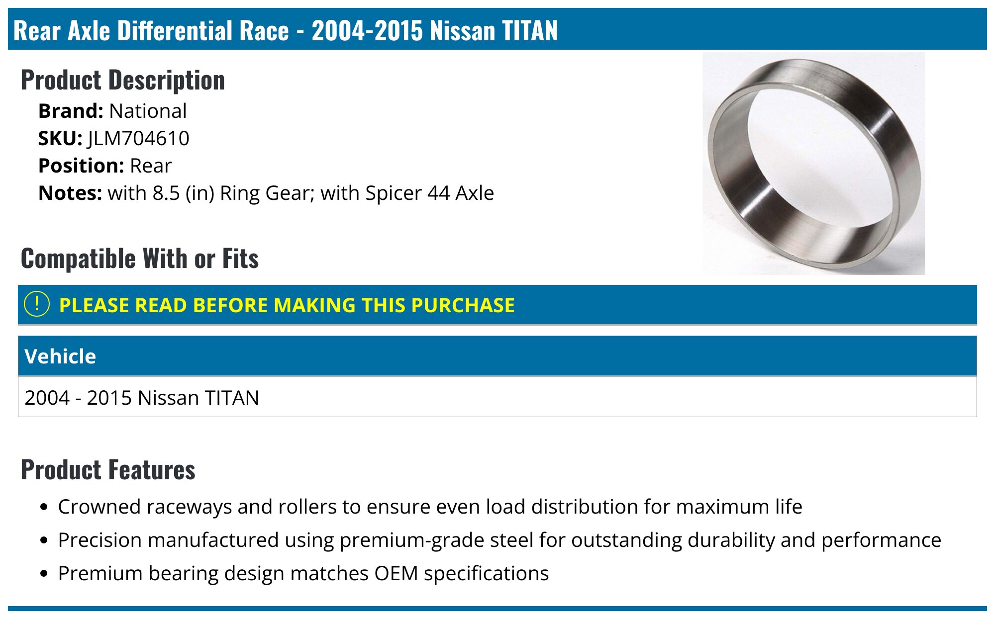 Aluminum Differential Cover For 2004-2015 Nissan Titan 5.6L V8 - Rear 12-Bolt