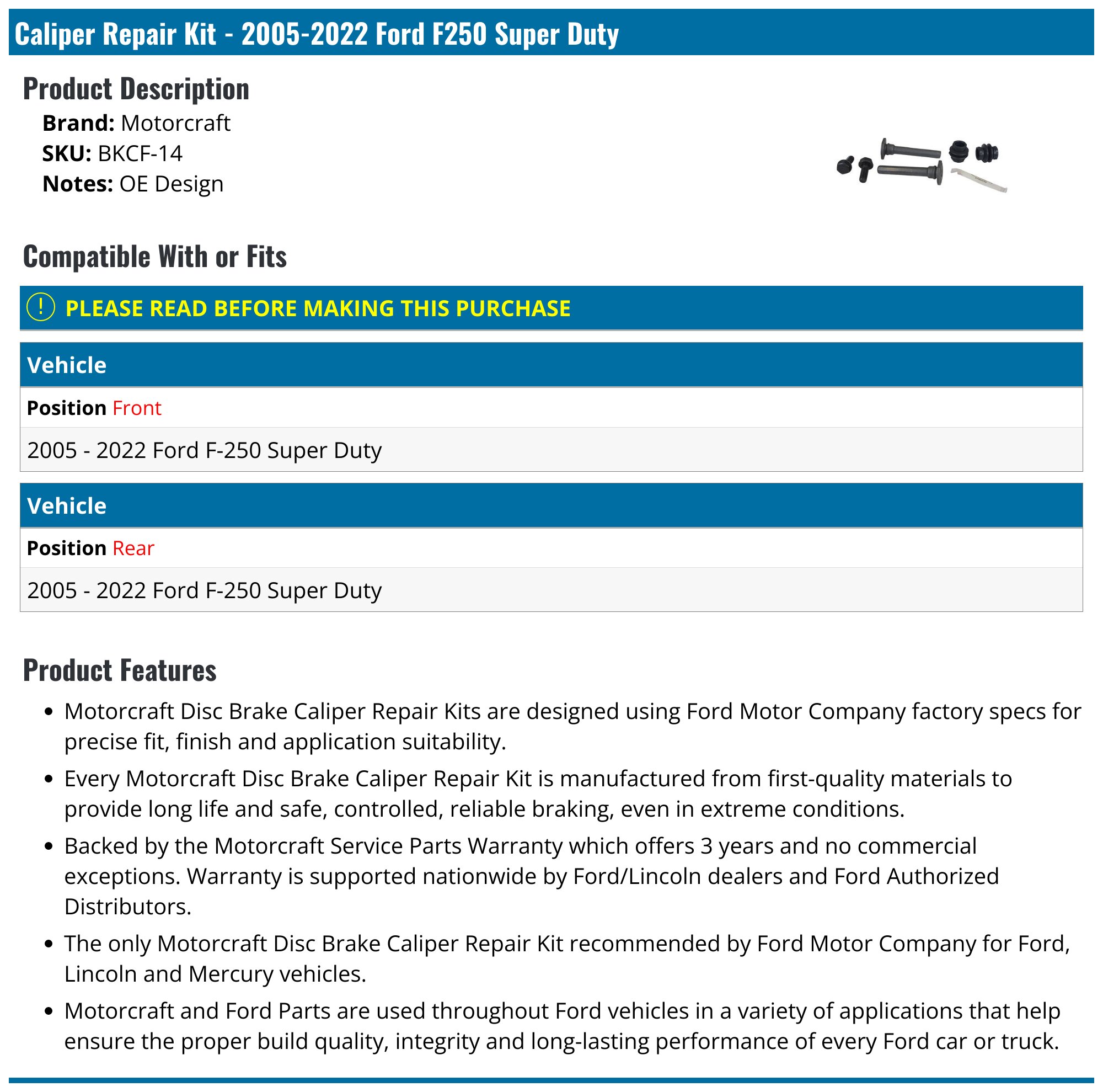 Rough Country Copripinze Freno In Alluminio Per Ford F-250 Super Duty (2013-2022) | Modello 71108 | Anticorrosione E Antipolvere