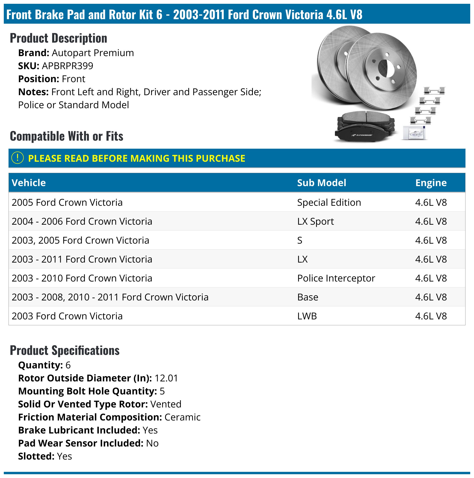 Aazon.co: Otorcraft BRRF239 Brake Rotor Assebly