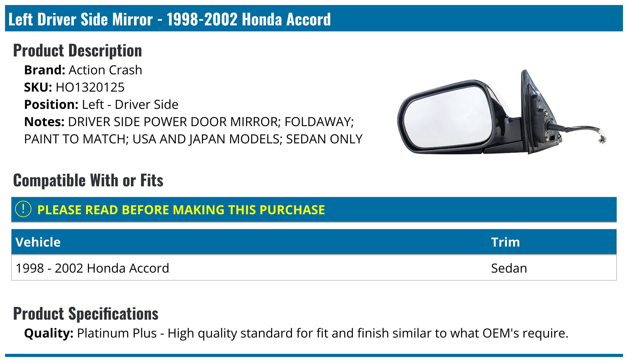 Buy Honda Accord Door Seal Easy Installation & OEM Standard