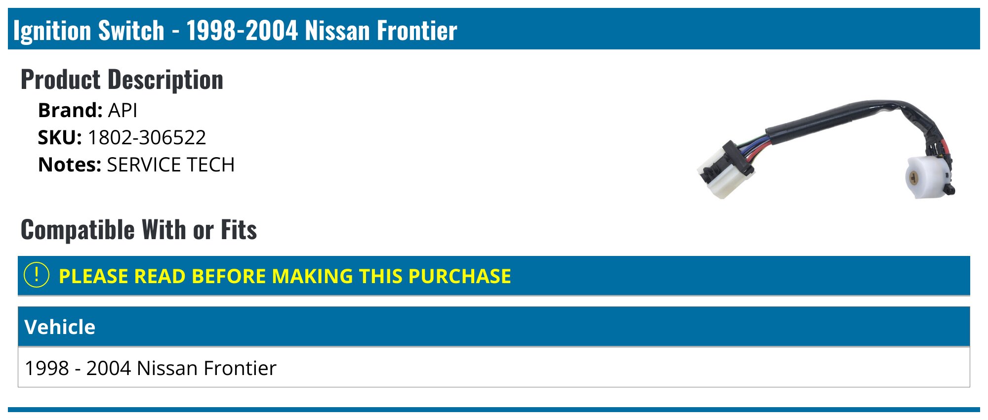 Fix Your Truck's Starting Issue: Neutral Safety Switch For 2000-2004 Nissan Frontier (SMP 12153PM)