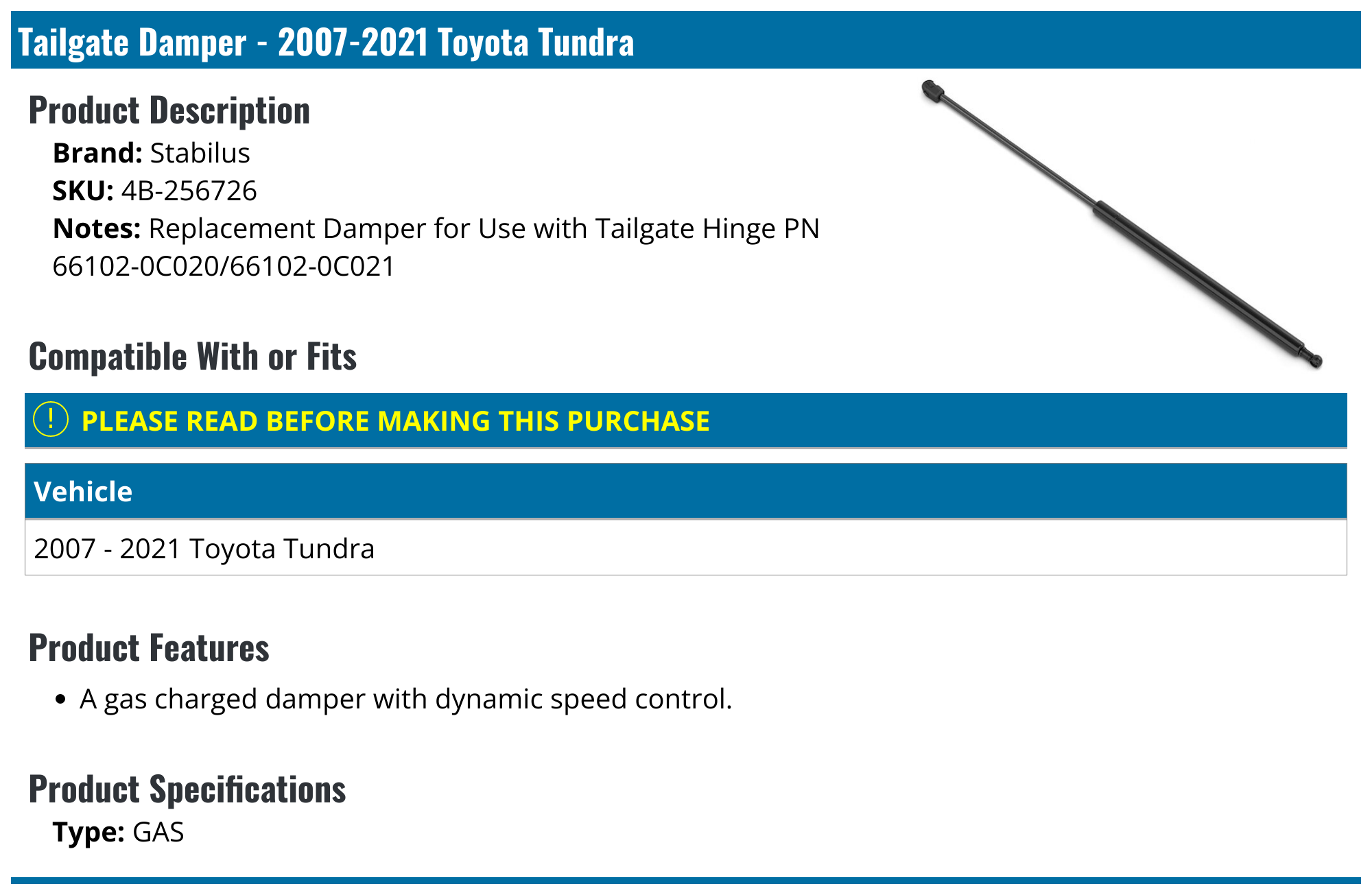 Tacoma Tailgate Lock TRQ Tailgate Cable Set For 2007-2017 Toyota