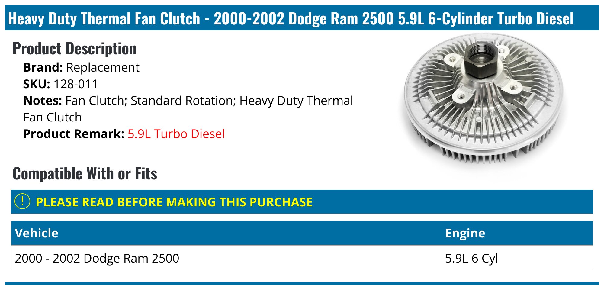 Radiator Fan Clutch - Advance Auto Parts