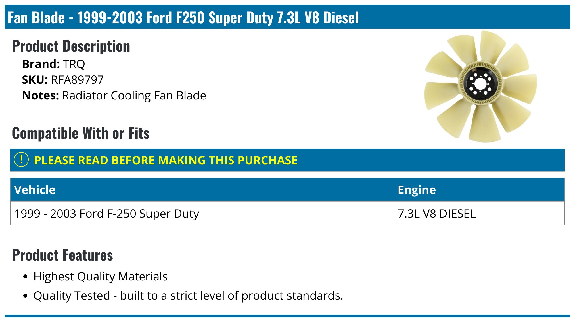 Oil Pan For 1999-2003 Ford F250 Super Duty 7.3L V8 DIESEL 2000 2001