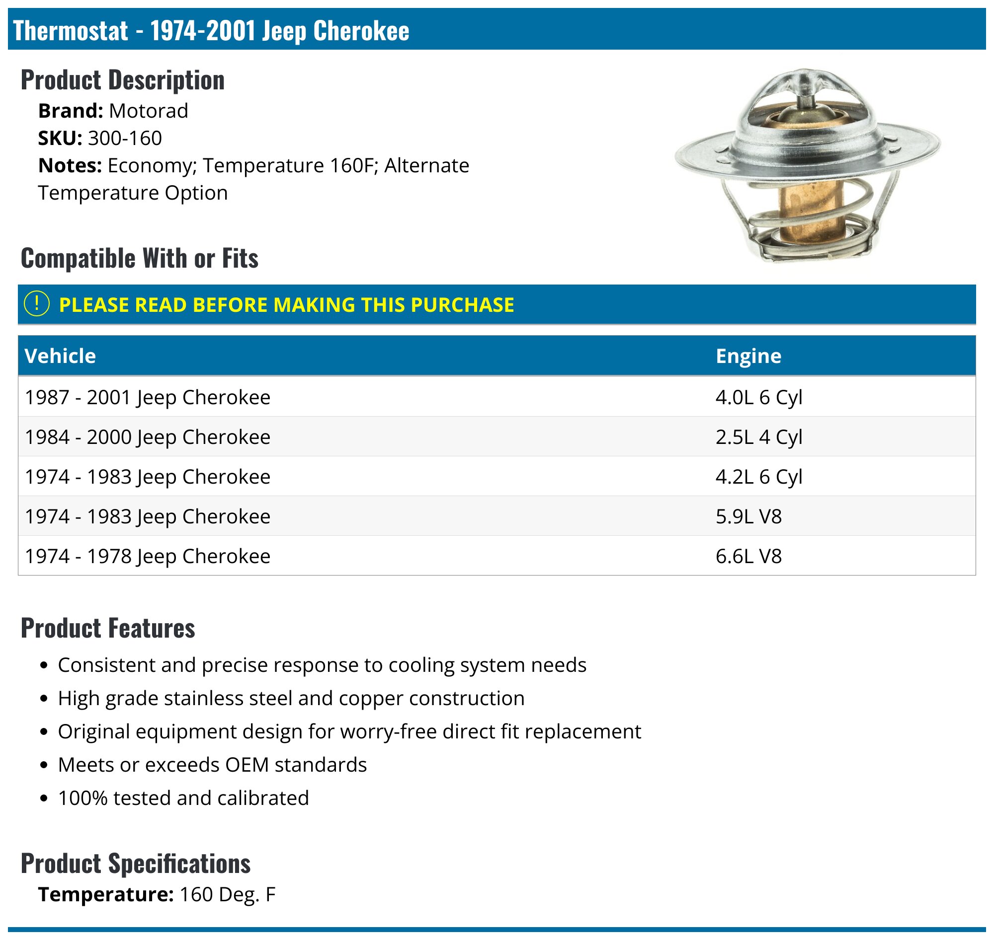 Fel-Pro Engine Oil Pan Gasket Set For Jeep Cherokee 4.0L/4.2L (1974-2001) 10 thumbnail image