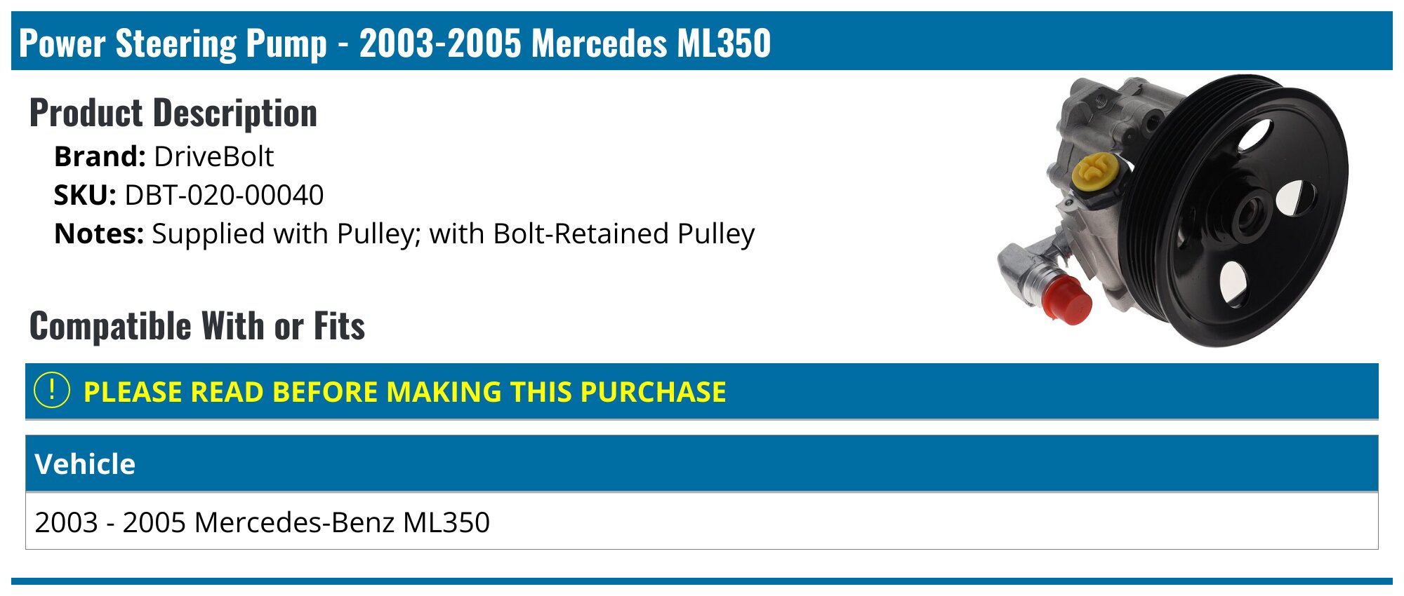 Power Steering Hose O-Ring - Compatible With 2006 - 2011 Mercedes-Benz - Foto 4