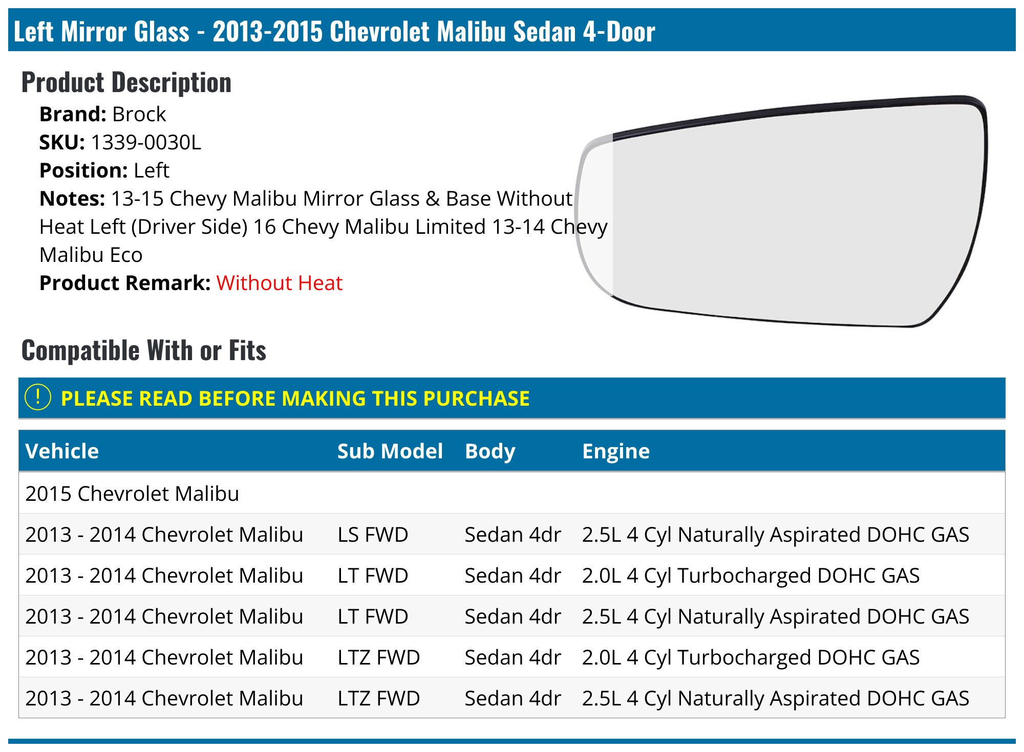 2013-2016 Chevrolet Malibu doors | Used - Good | $200.00