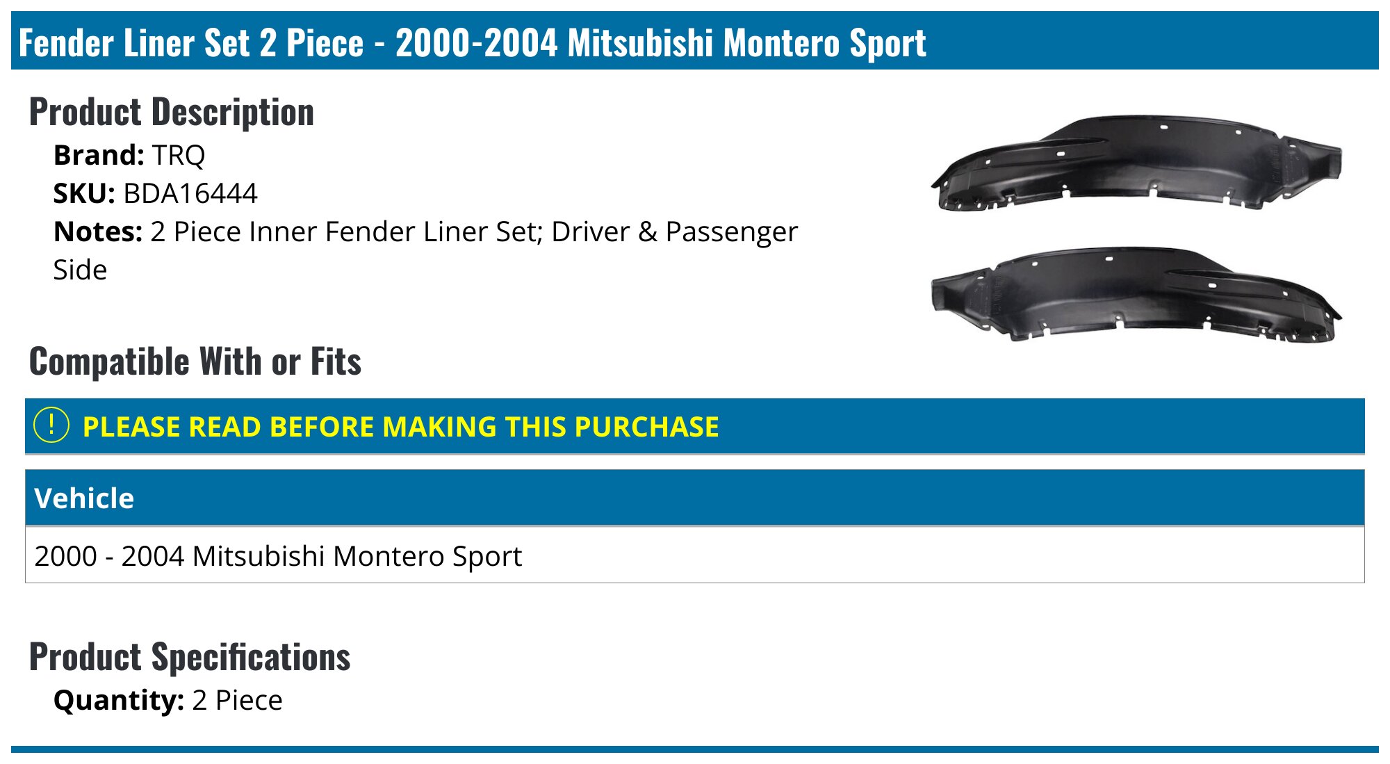 2000-2004-mitsubishi-montero-sport-fender-liner-trq-bda16444