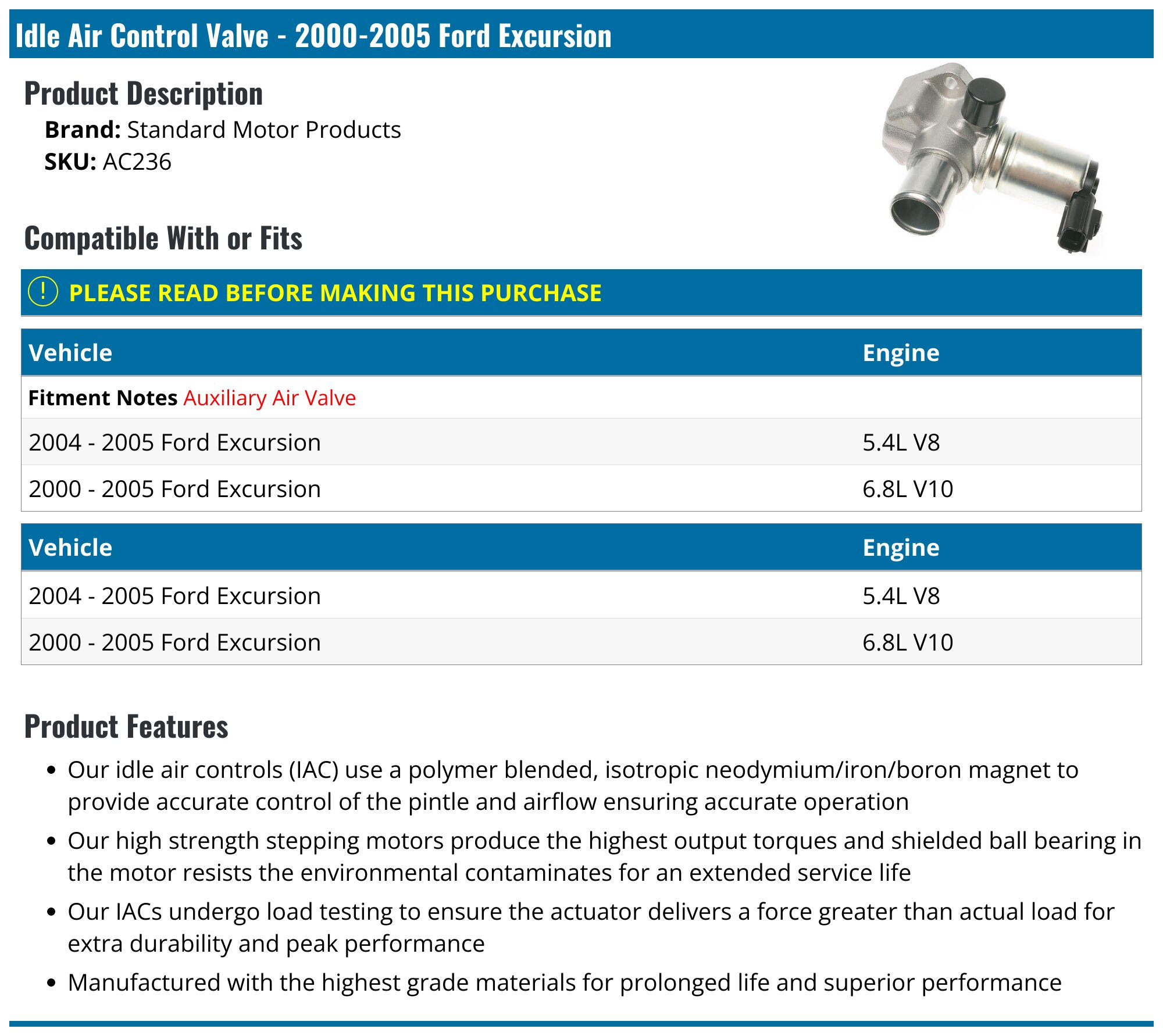 Delphi CV10088 Idle Air Control Valve - OEM Replacement For Improved Engine Performance