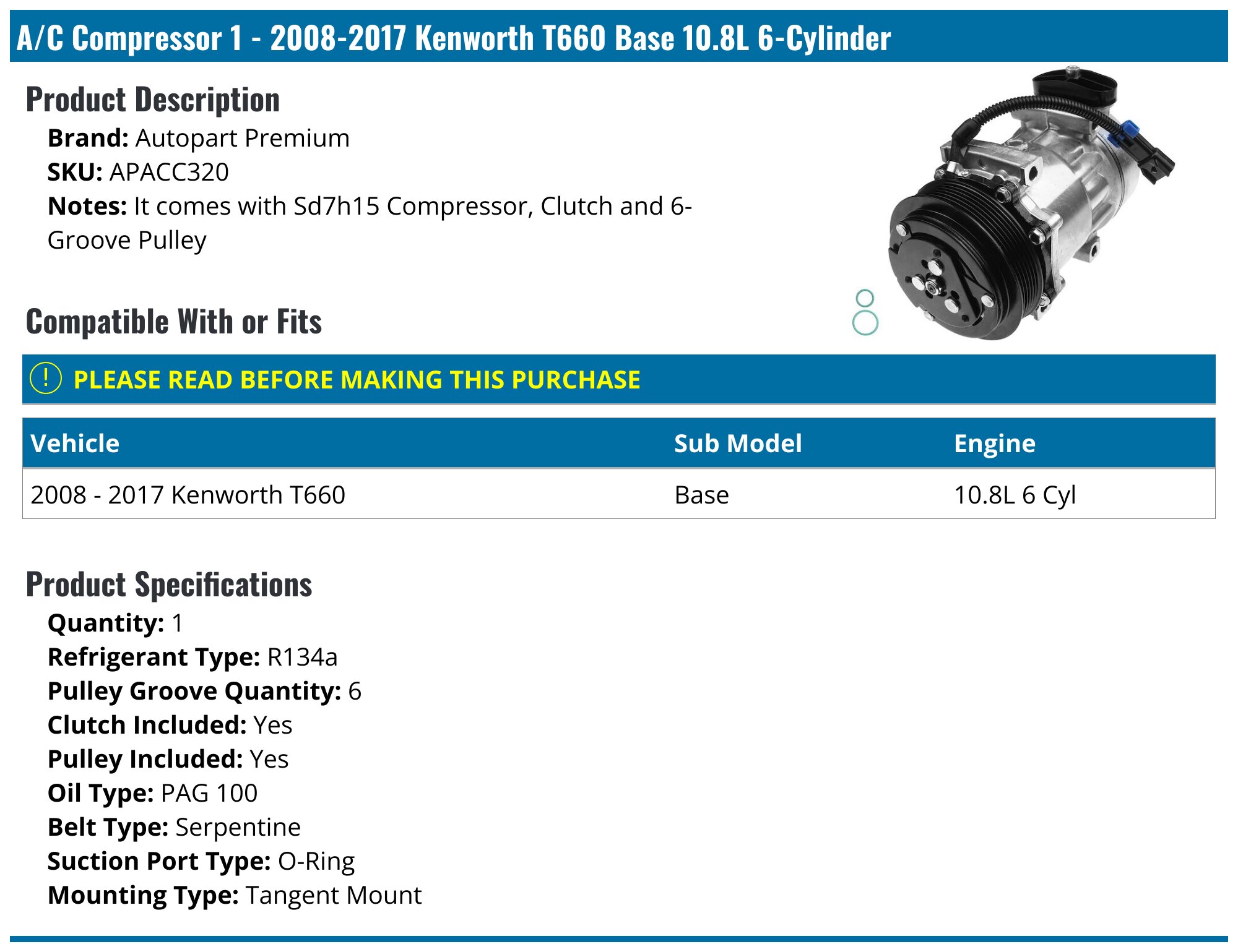 HVAC Box with Blower Motor Fit for Kenworth W900B, W900L