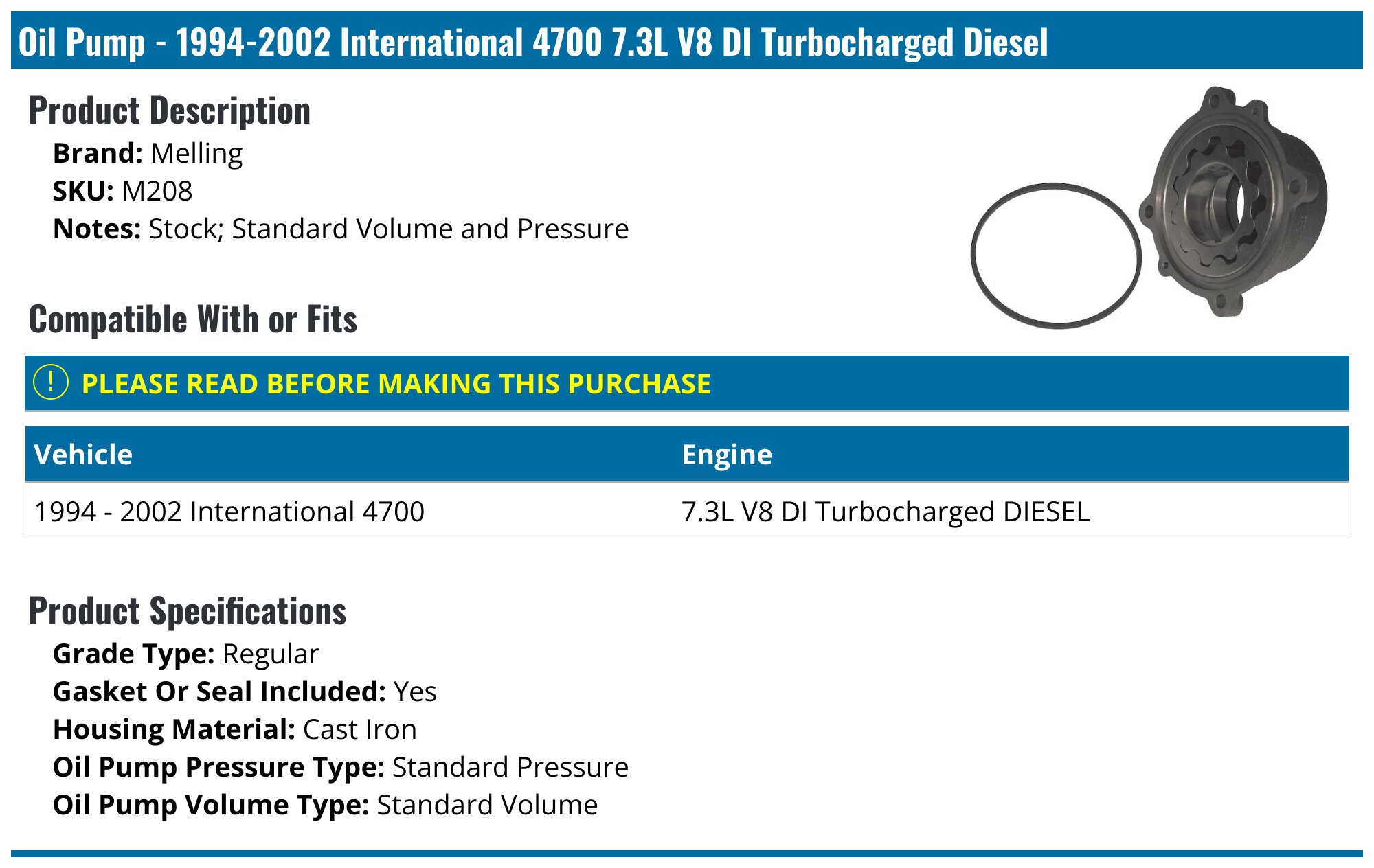 INTERNATIONAL 4700 OIL CHANGE visual data 4