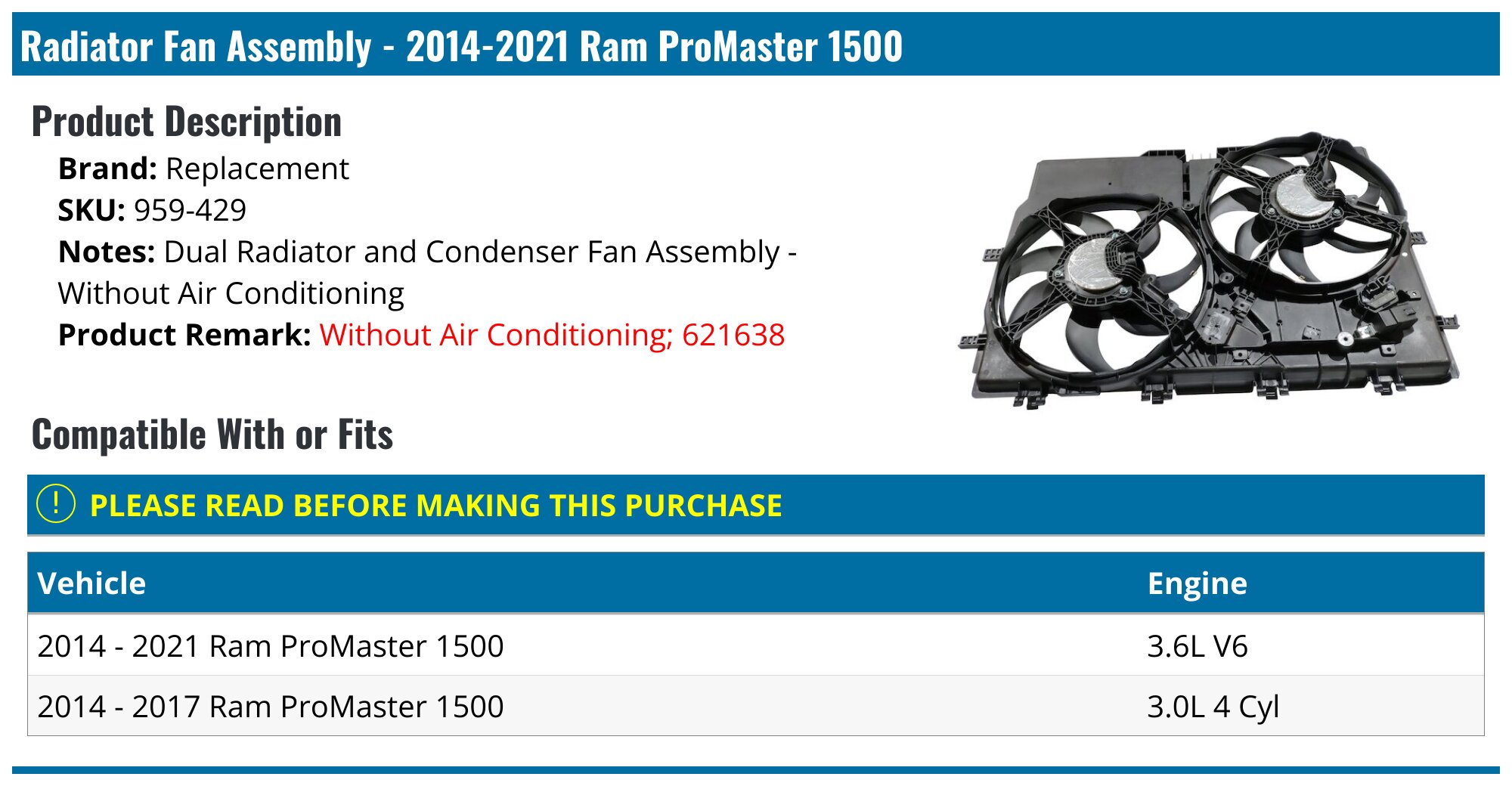 HVAC Heater Blower Motor with Fan Cage fit Ram ProMaster City 2015-2021 HVAC Heater Blower Motor with Fan Cage fit Ram ProMaster City 2015-2021