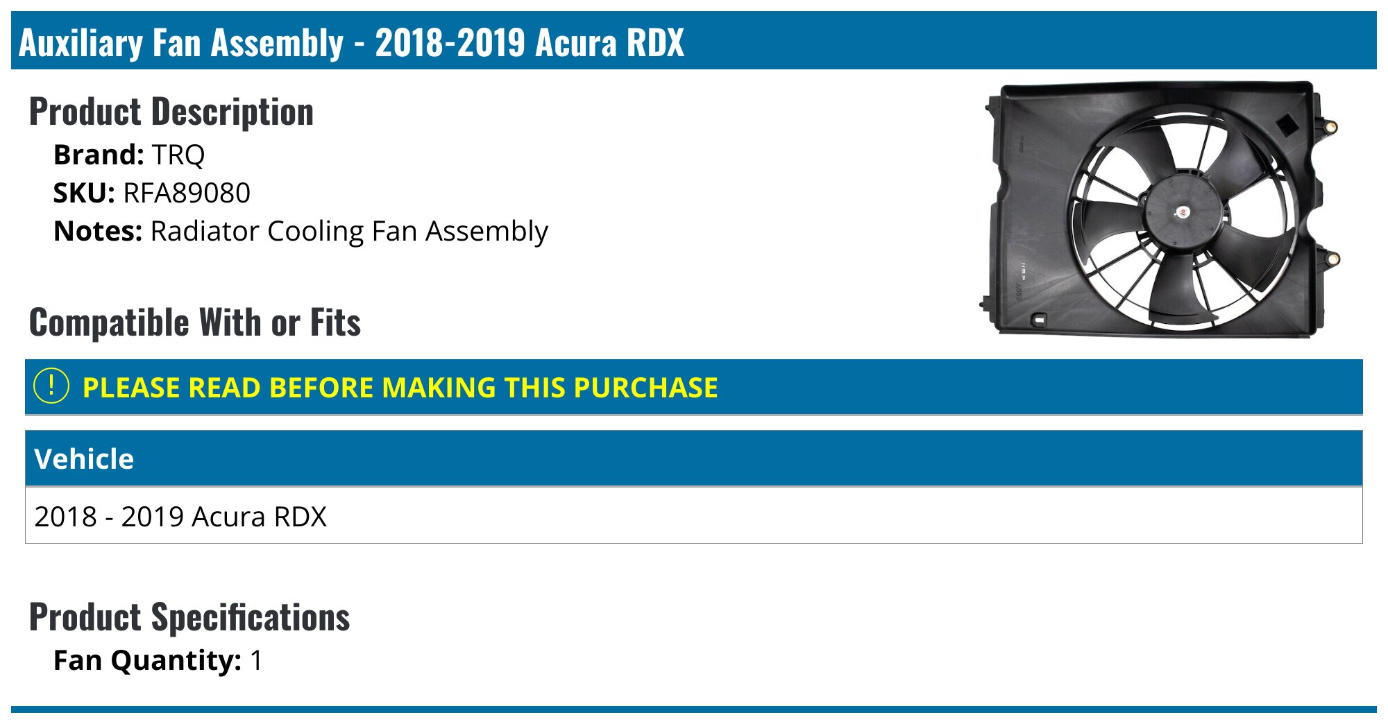 Engine Radiators for 2021 Acura RDX for sale