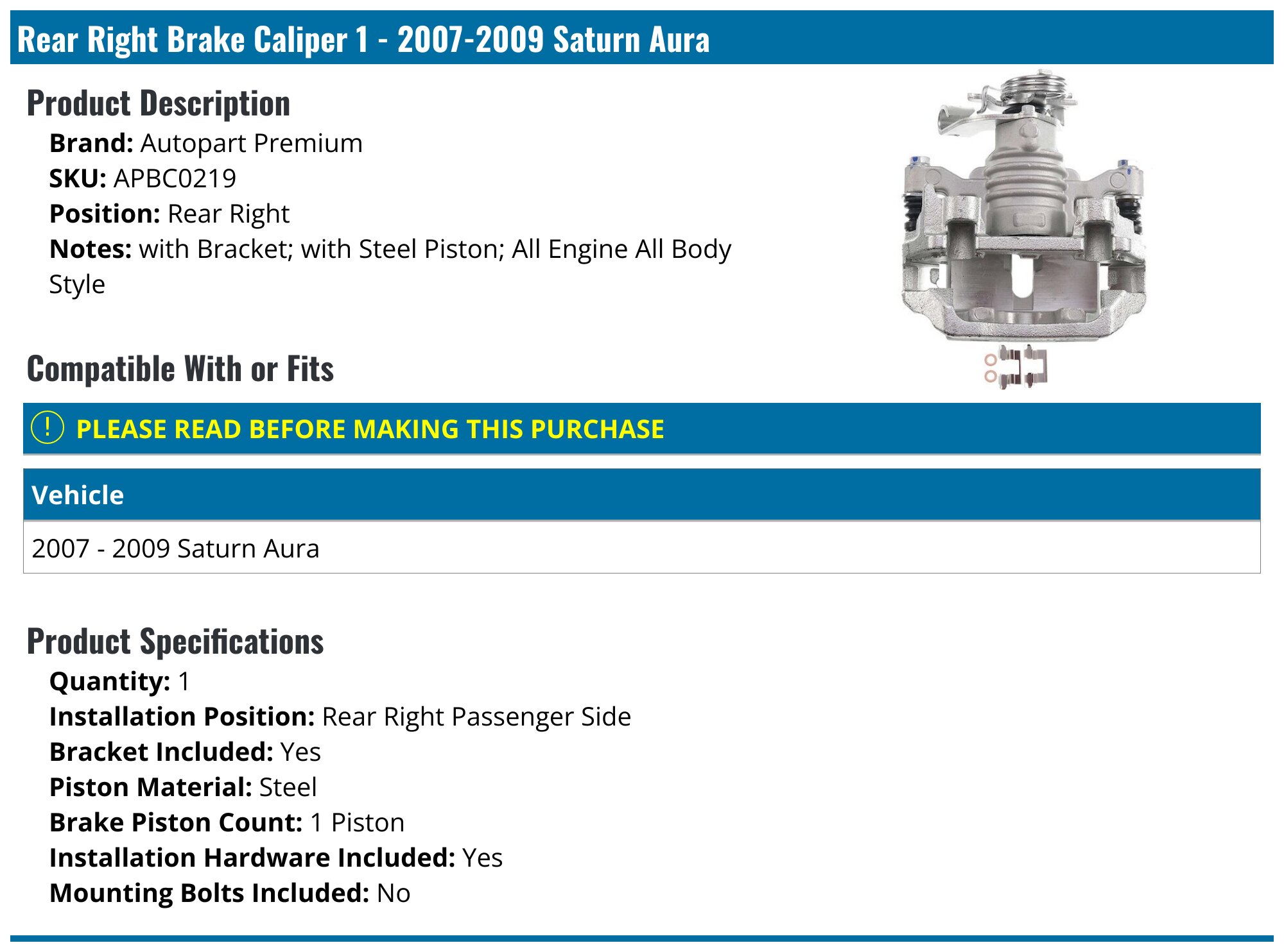 REAR Drilled Rotor + Ceramic Brake Pad For 2007-2009 Chevy Equinox Torrent XL-7 - Foto 3