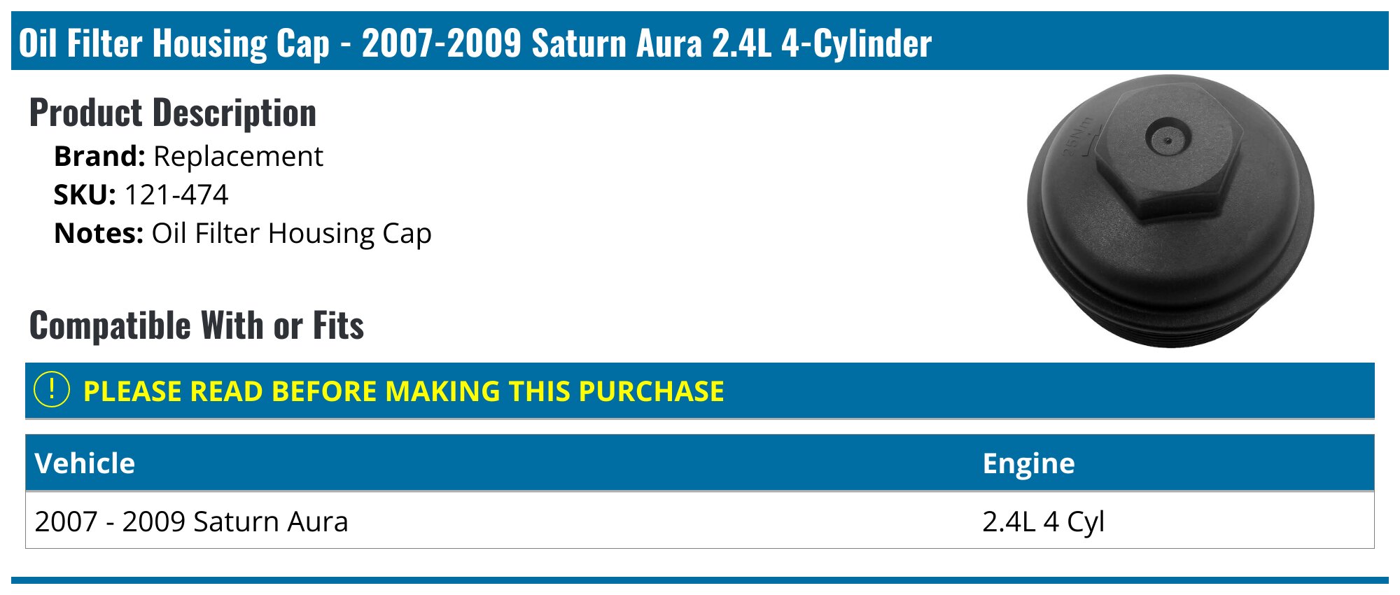Direct Fit Front Flex Pipe For 2008 Saturn Aura 2.4L 4-Cyl - Aluminized Steel By All Star Exhaust