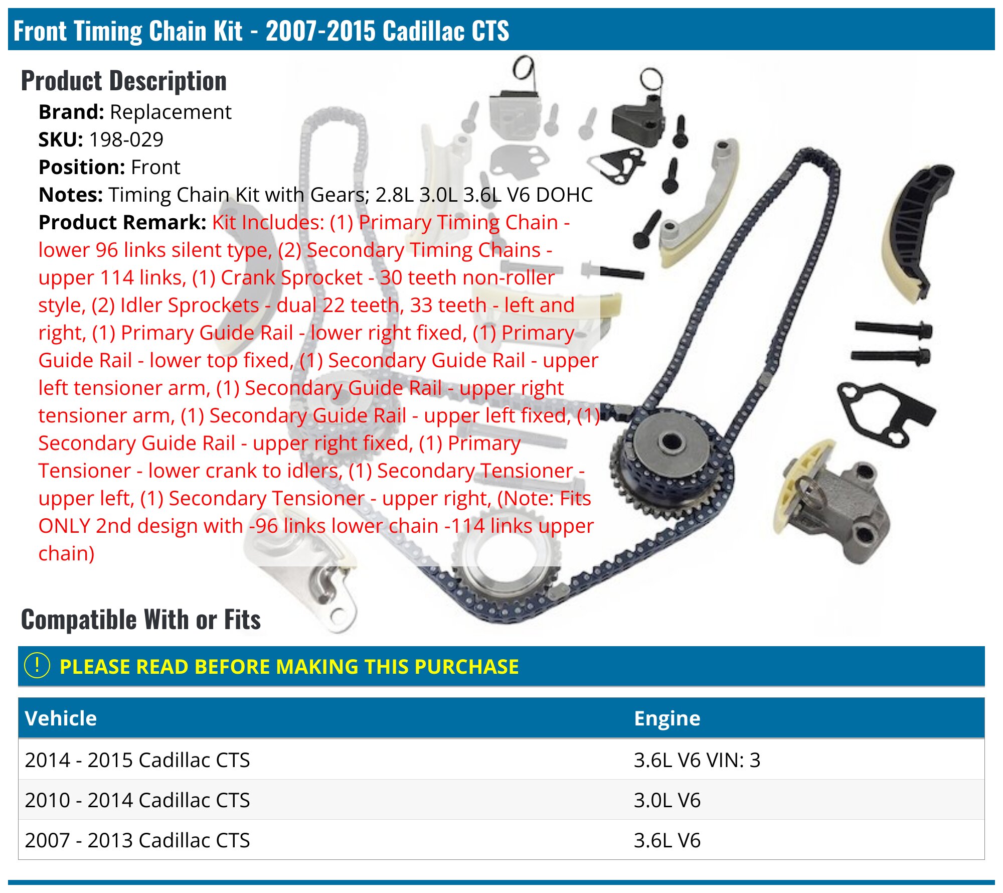 Direct Fit Catalytic Converters For 2010-2011 Cadillac CTS 3.0L (Federal Emissions) – Pair With Hardware