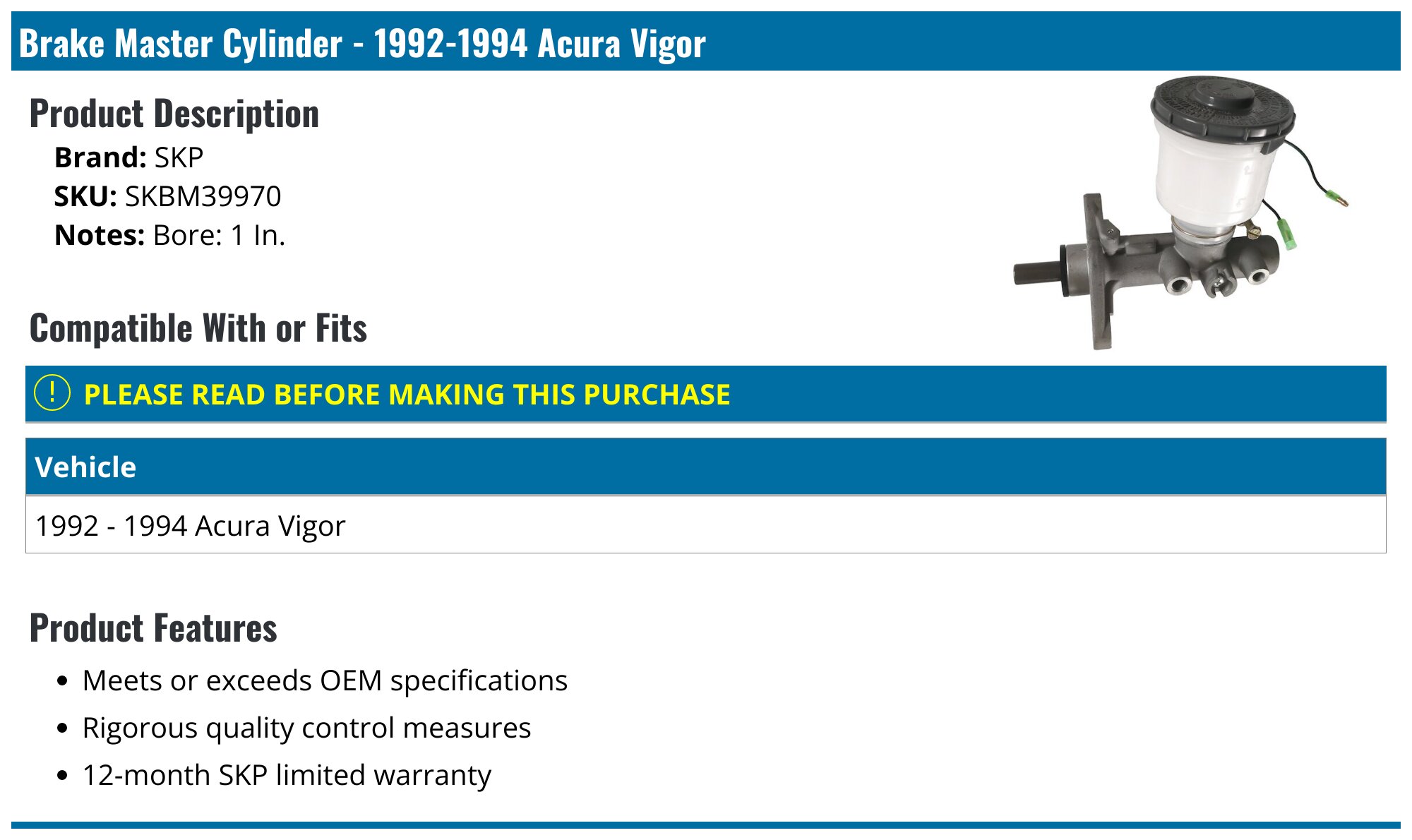 Raybestos BC94950 Professional Grade Parking Brake Cable