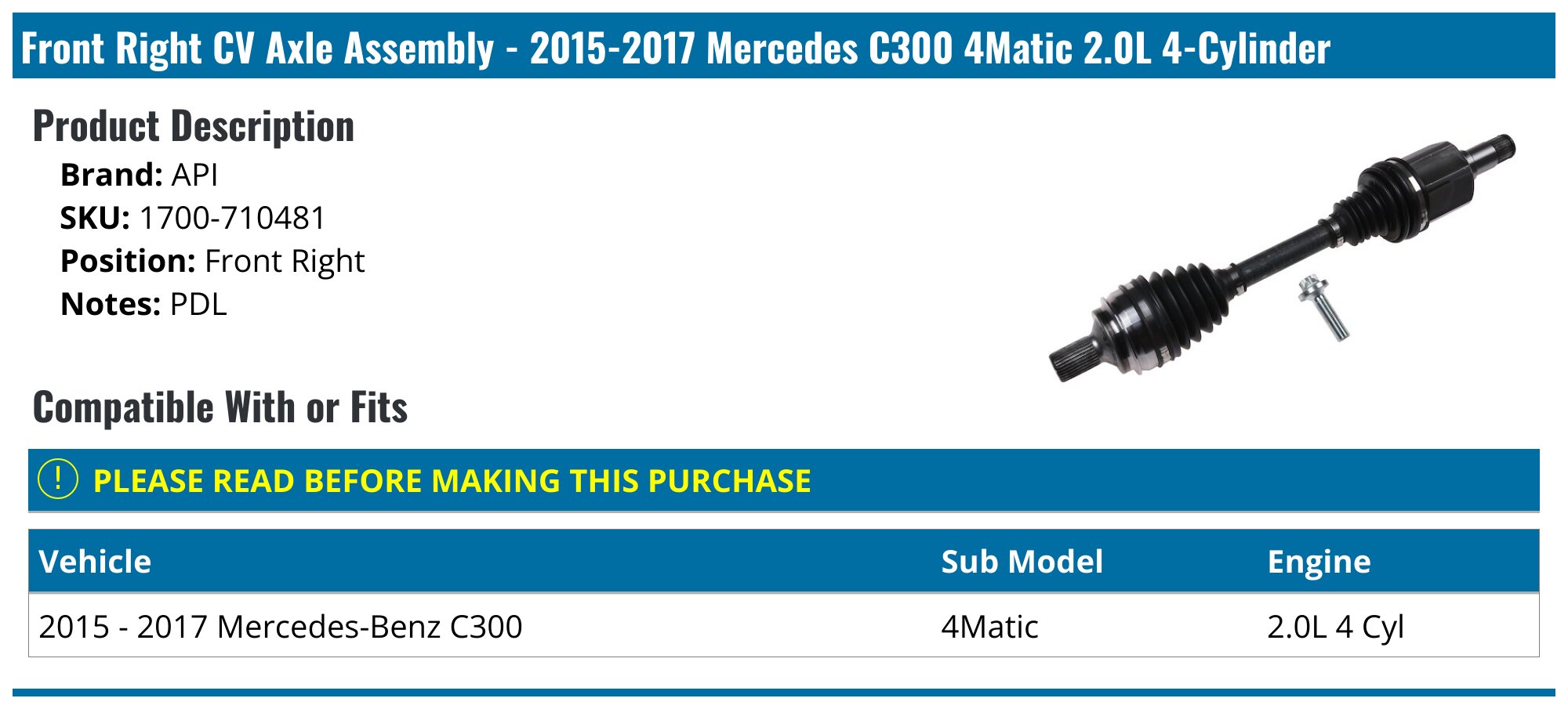 2018 Mercedes-Benz C-Class C300 4MATIC Convertible