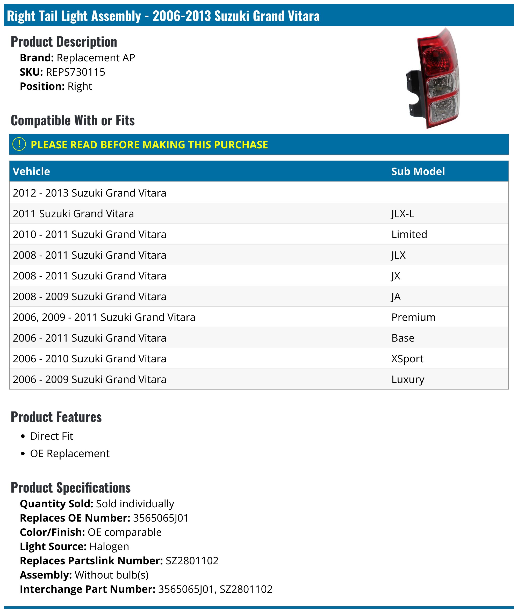 Power Steering Reservoir For 2006-2013 Suzuki Grand Vitara – 2.7L, 3.2L, 2.4L, Cap Included, 2-Yr Warranty