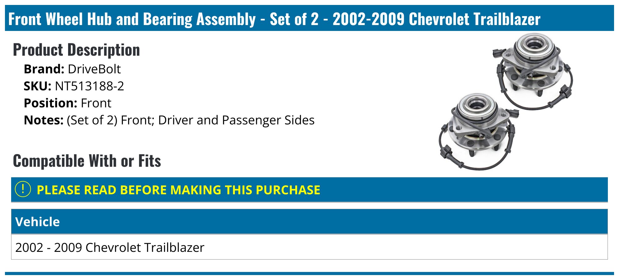 Chevrolet Trailblazer Parts & Accessories - OEM Chevy Trailblazer Parts