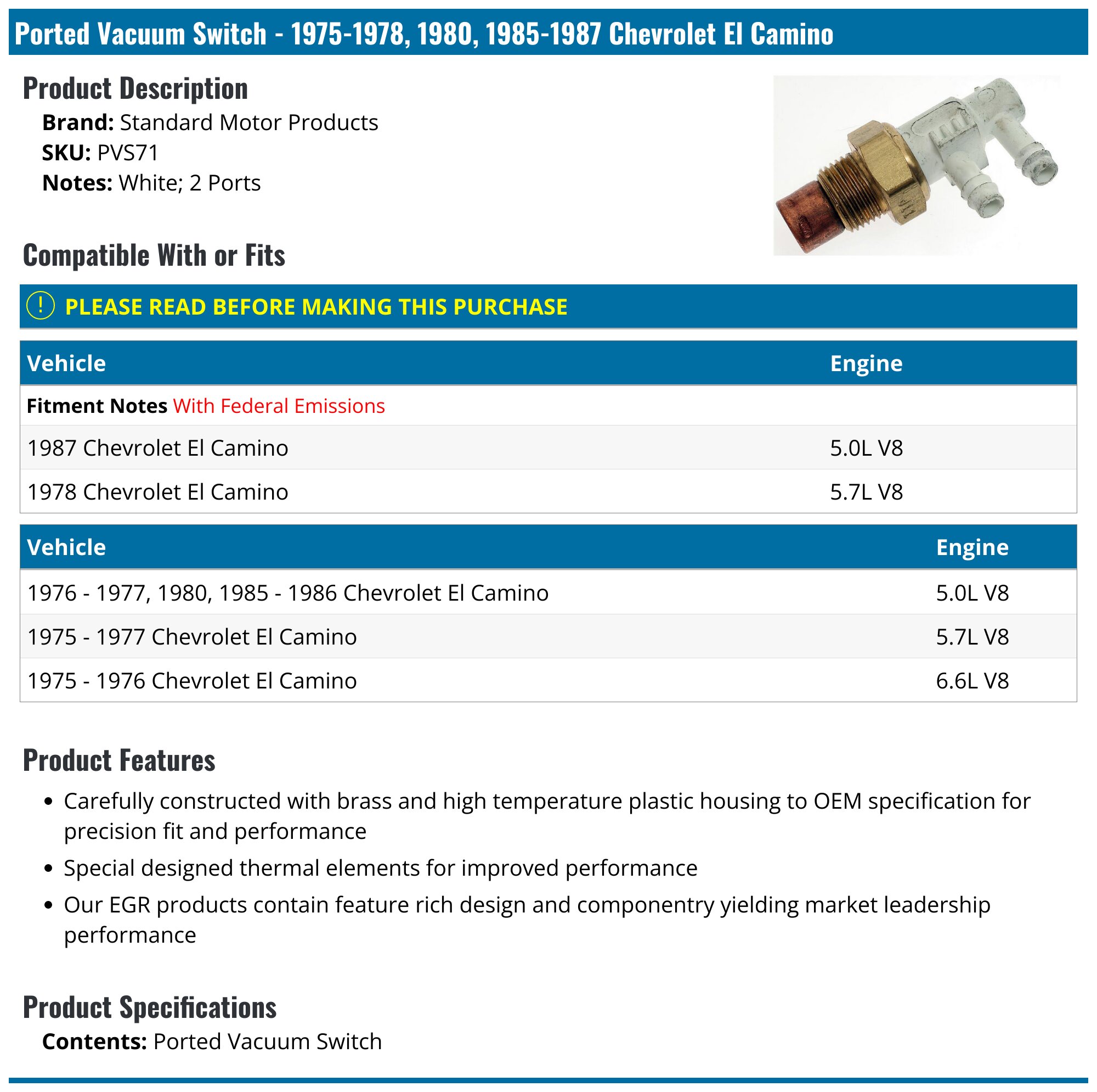 thumbnail image 2 of NOS 1978-88 G-Body 9-Port A/C Vacuum Mode Switch – Monte Carlo, El Camino, Malibu, Cutlass 2 of 6