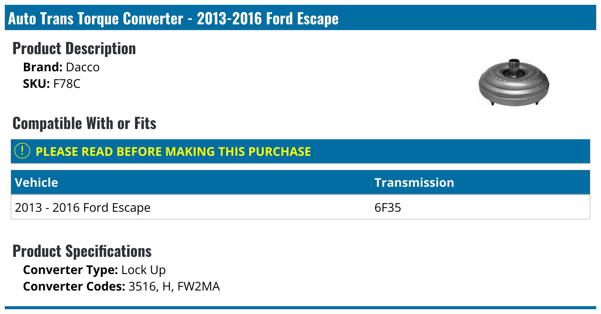 Sitemapcdatahttpswudinf Inetcom2013 Ford Escape Torque Converter