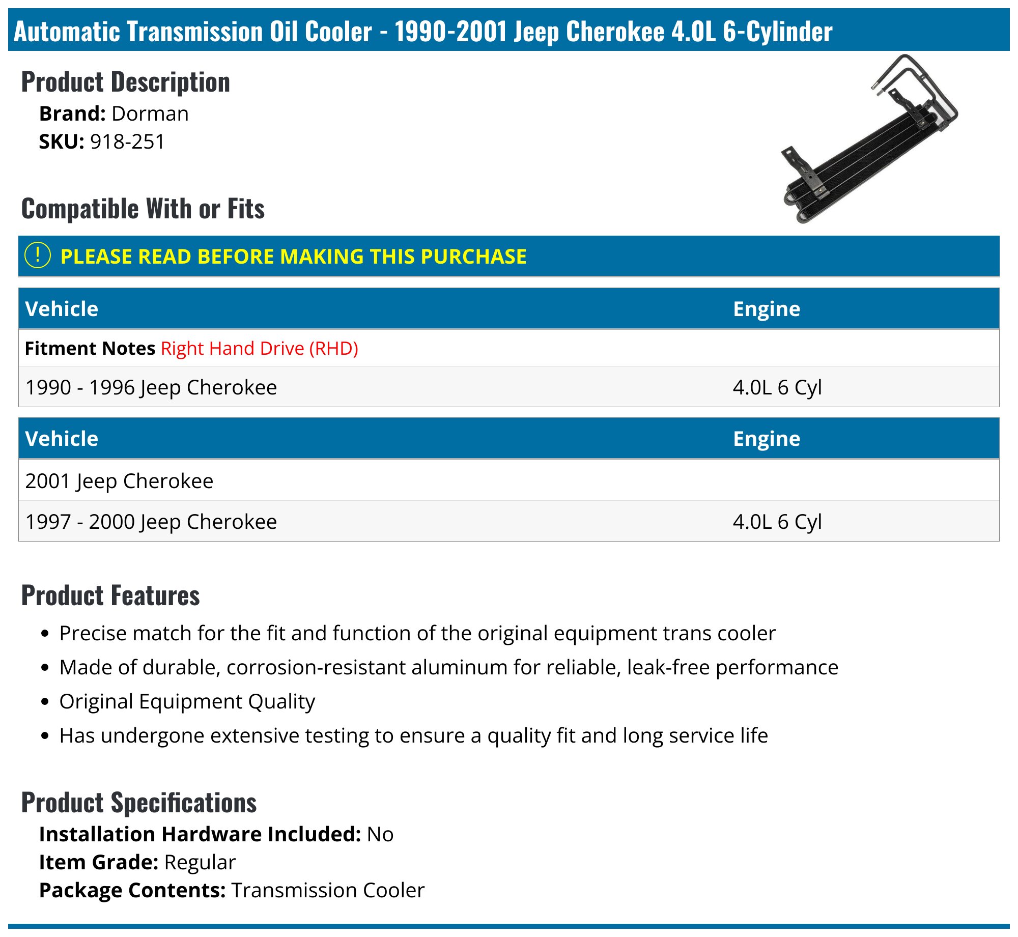 TRQ Engine Mount Compatible With 1987-2001 Jeep Cherokee 1987-1992