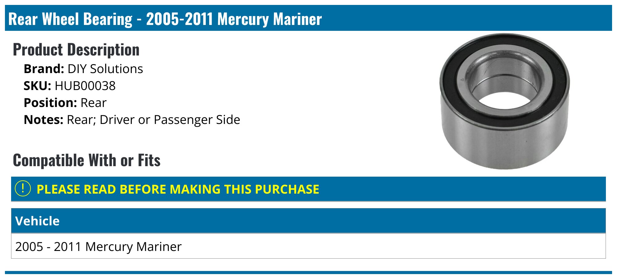 リアガラスヒンジ Compatible With Mercury For Mariner 2005 2006 