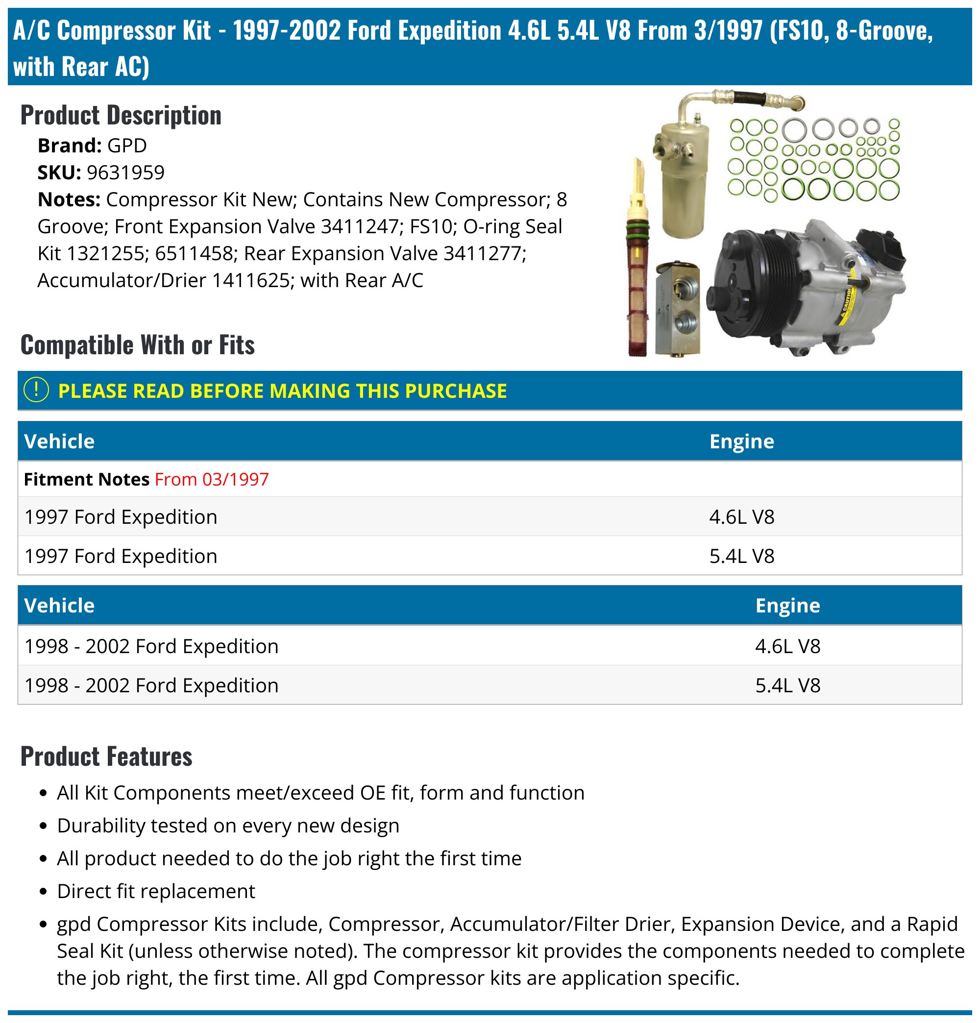 A/C Compressors & Clutches for 2018 Ford Explorer for sale