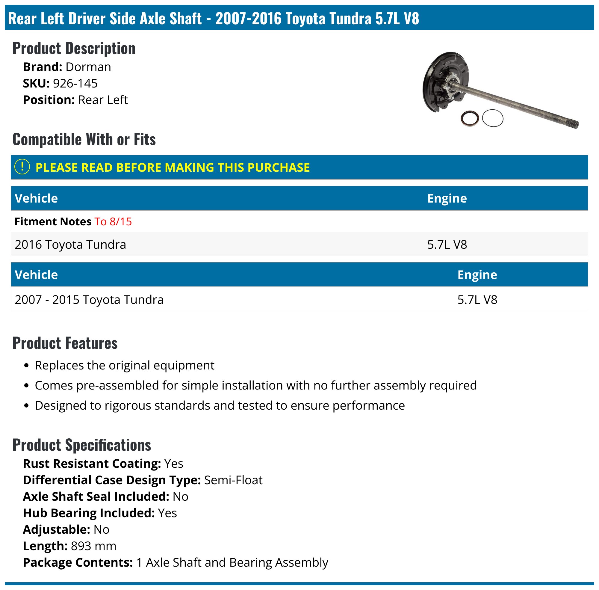All Balls Racing Front Right 6ball CV Axle for Yamaha 450 RHINO 2006