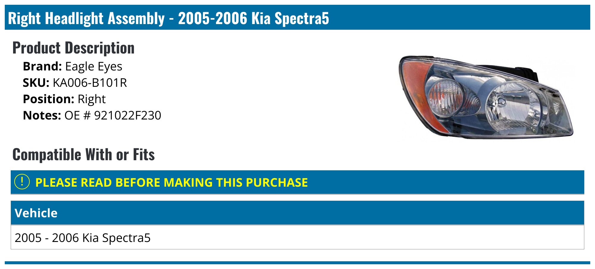 SMP Automatic Transmission Input Shaft Speed Sensor For 2005-2009 Kia