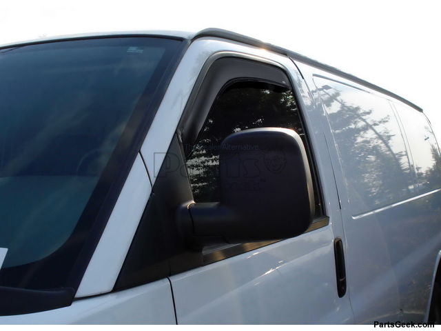 FOR 1997-2017 CHEVY EXPRESS GMC SAVANA 1500 2500 VAN PAIR REAR WINDOW LOUVERS eB