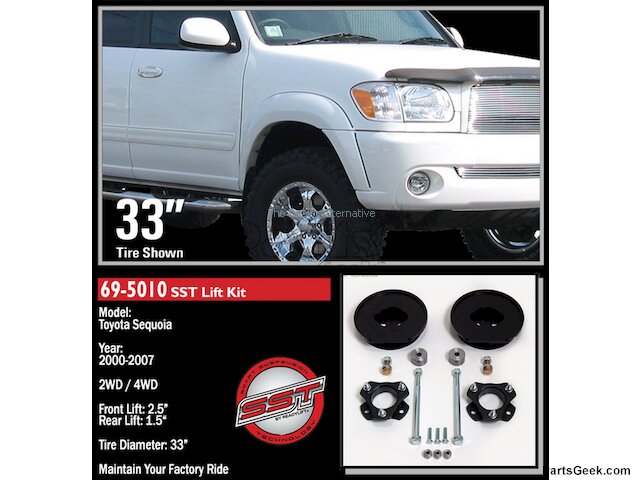 04 2004 Toyota Sequoia Suspension Lift Kit - Suspension - ReadyLIFT ...