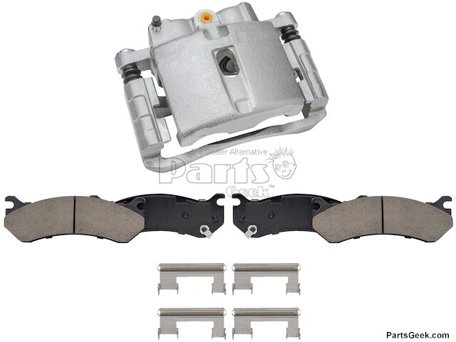 Front & Rear Brake Calipers Set For 2001-2007 Chevy Silverado 1500 – With Brackets & Hardware