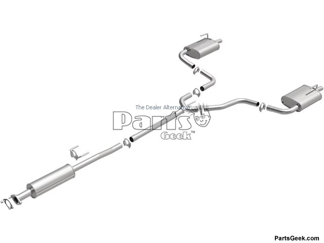 12 2012 Nissan Altima Intermediate Pipe - Exhaust - BRExhaust - PartsGeek