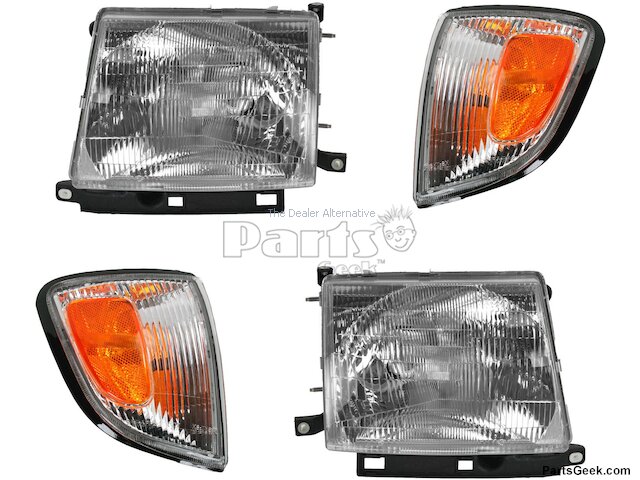 98 1998 Toyota Tacoma Headlight Assembly - Body Electrical - Action ...