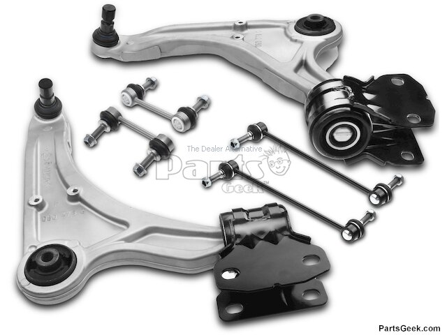 12pc Front Suspension Kit For 2006-2007 Ford Fusion – Control Arms, Tie Rods, Sway Bar Links