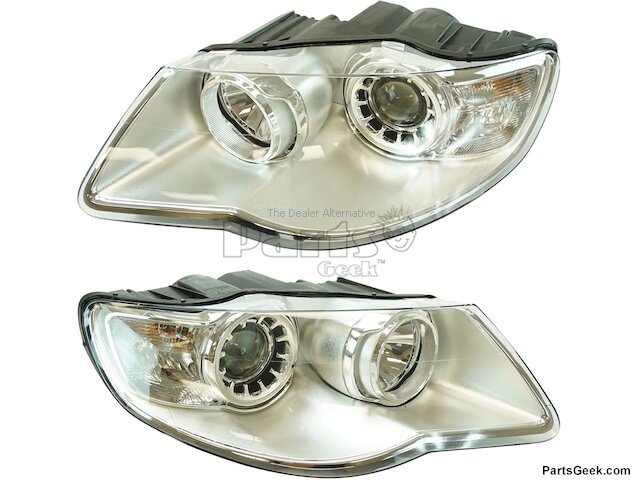 Volkswagen Touareg Headlight Switch Decals Repair Kit 2004-2009 | World Graphix VW-X12102