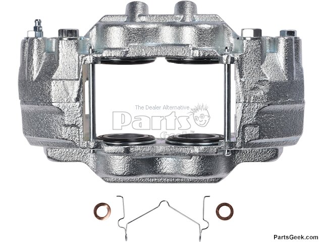 Power Stop 08-15 Toyota Sequoia Rear Red Calipers w/Brackets - Pair main image 1