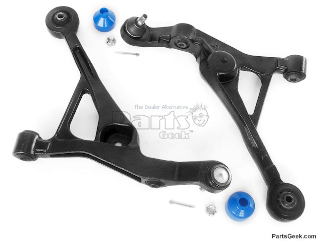 4x Front Lower Control Arm With Ball Joint Kit For Dodge Stratus & Chrysler Sebring 1996-2006, Greasable