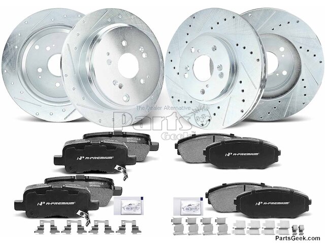 PowerStop Rotor Kit | 2002–2004 Honda Odyssey (SC4459) main image 0