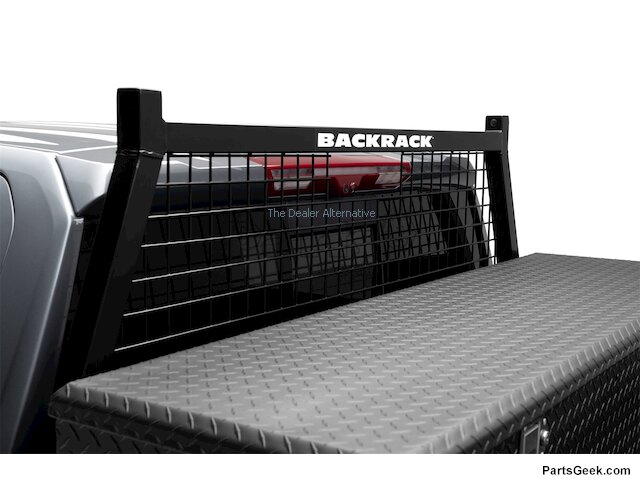 thumbnail image 2 of Speed Daddy Headache Rack For 1999-2017 Ford Super Duty Pickup – Cab Window Protector & Frame Guard – Black Steel 2 of 4
