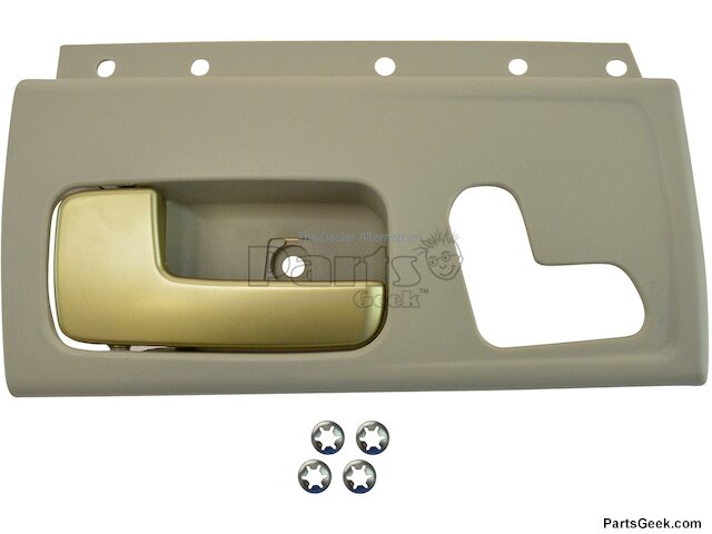 1998-2002 Lincoln Town Car Front Door Handle RH, All Chrome, W/o Keyho