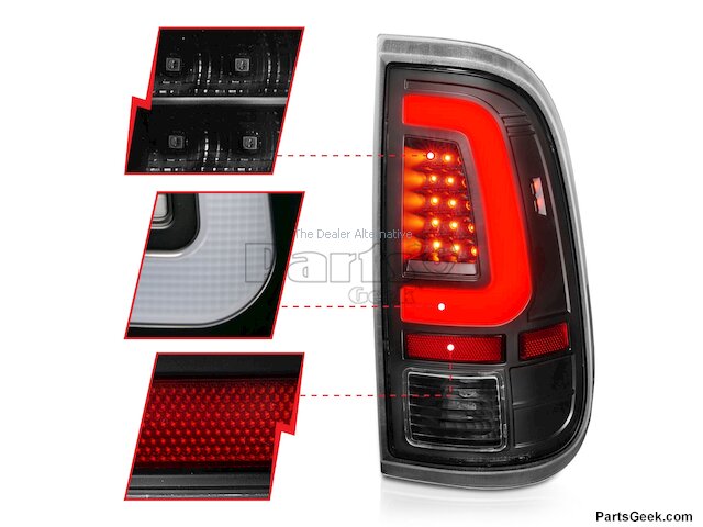 12 2012 Ford F350 Super Duty Tail Light Assembly - Body Electrical