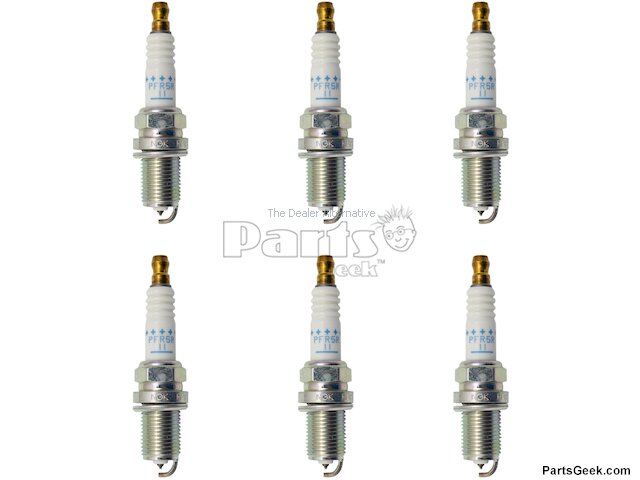 NGK V-Power Spark Plugs Set Of 12 For Mercedes-Benz ML320 3.2L V6 1998-2002 - OEM Style Mercedes ML320 1998-2002 Spark Plug Replacement