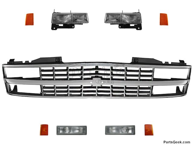1999 Chevy Camaro Custom Grilles - Billet, Mesh, LED, Chrome, Black