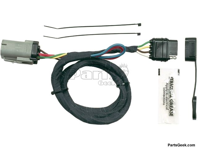 01 2001 Ford F350 Super Duty Trailer Wiring Harness - Body Electrical