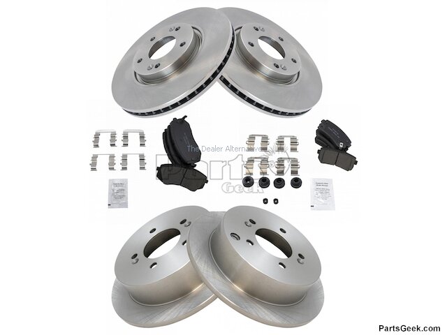 PowerStop Rotor Kit | 2005–2009 Hyundai Tucson (SC4448)
