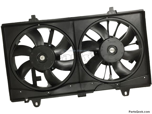 Nissan Sentra Radiator Fan - Cooling System - Replacement Action Crash