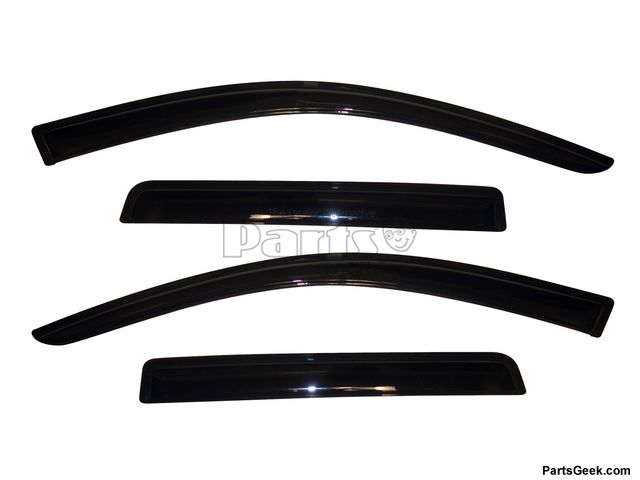 Rain Guards Sun Visor 4pcs OUT-Channel 96-07 1996-2007 Mitsubishi Montero Sport